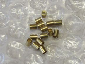 LODDE NIPEL, MESSING 3 X 4 MM.